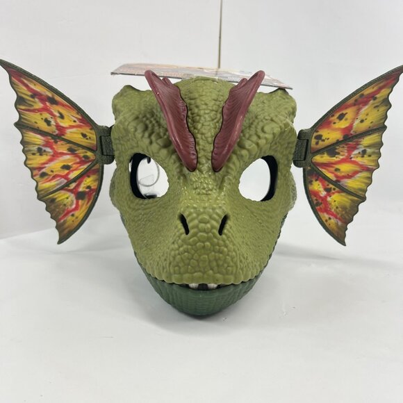 Mattel Jurassic World Role-Play Mask, Dilophosaurus with Venom Launching Water - Picture 1 of 7